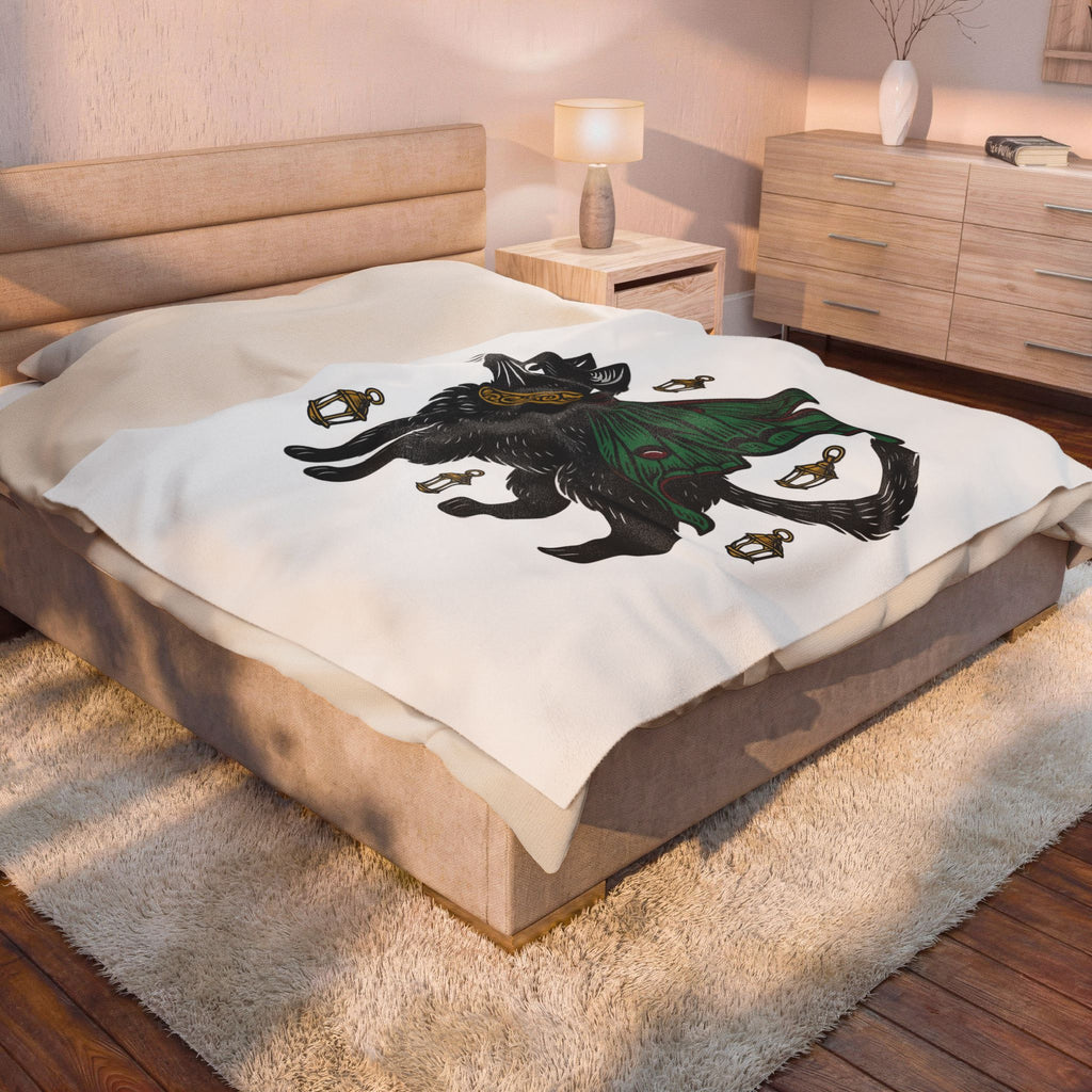 Magical Cat Blanket Cat Mythical Gift Women Enchanted Blanket Kitty Blanket Feline Fan Mystical Graphic Blanket Retro Light Blanket