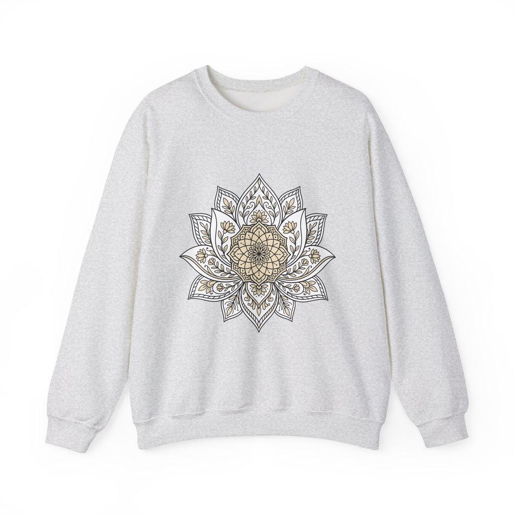 Mandala Bloom Sweatshirt Boho Chic Mindfulness Gift Women Folk Sweatshirt Flower Sweatshirt Bohemian Enthusiast Tribal Sweatshirt Meditation Graphic Clean
