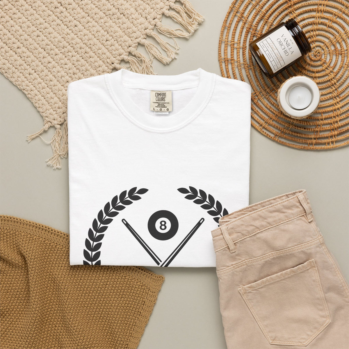 Billiard Badge T-Shirt Billiards Contest Gift Women Modern T-Shirt Pool Badge T-Shirt Billiards Fan Contemporary T-Shirt Competition Graphic