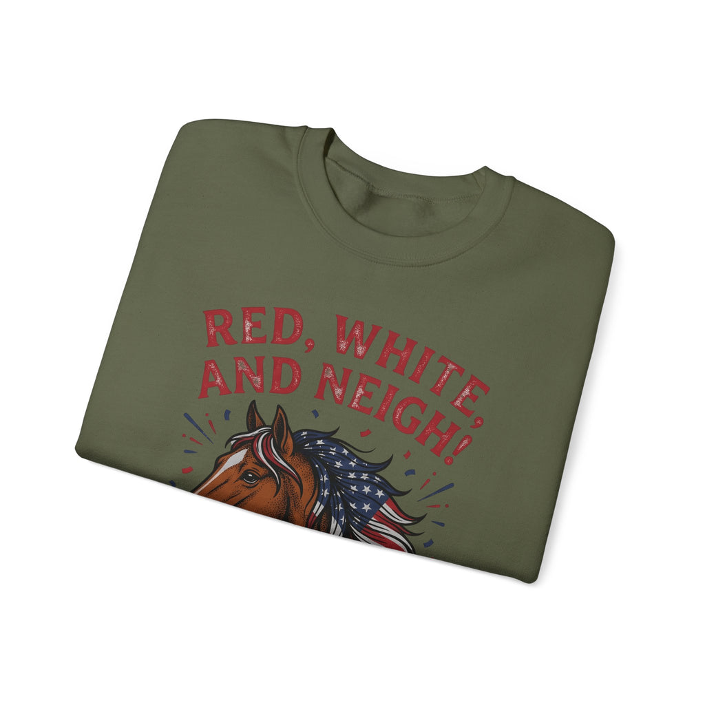 American Horse Sweatshirt 4th Of July Wildlife Gift Women Retro Sweatshirt Mustang Sweatshirt Independence Fan Vintage Sweatshirt Animal Graphic Sketch