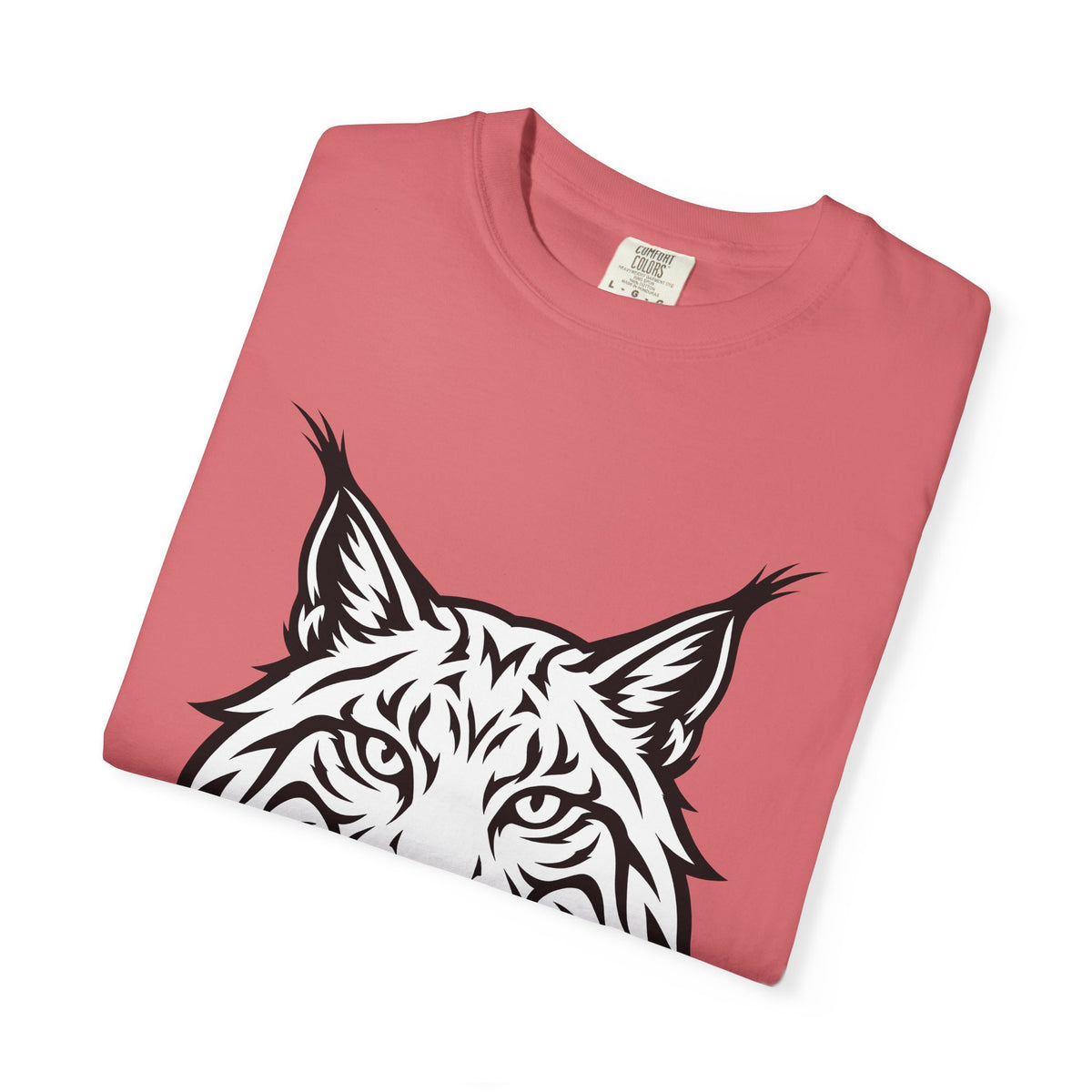 Lynx Head T-Shirt Cat Wildlife Gift Women Bold Line Art T-Shirt Bobcat T-Shirt Cat Fan Line Art T-Shirt Wildlife Graphic Tribal Wildcat T-Shirt