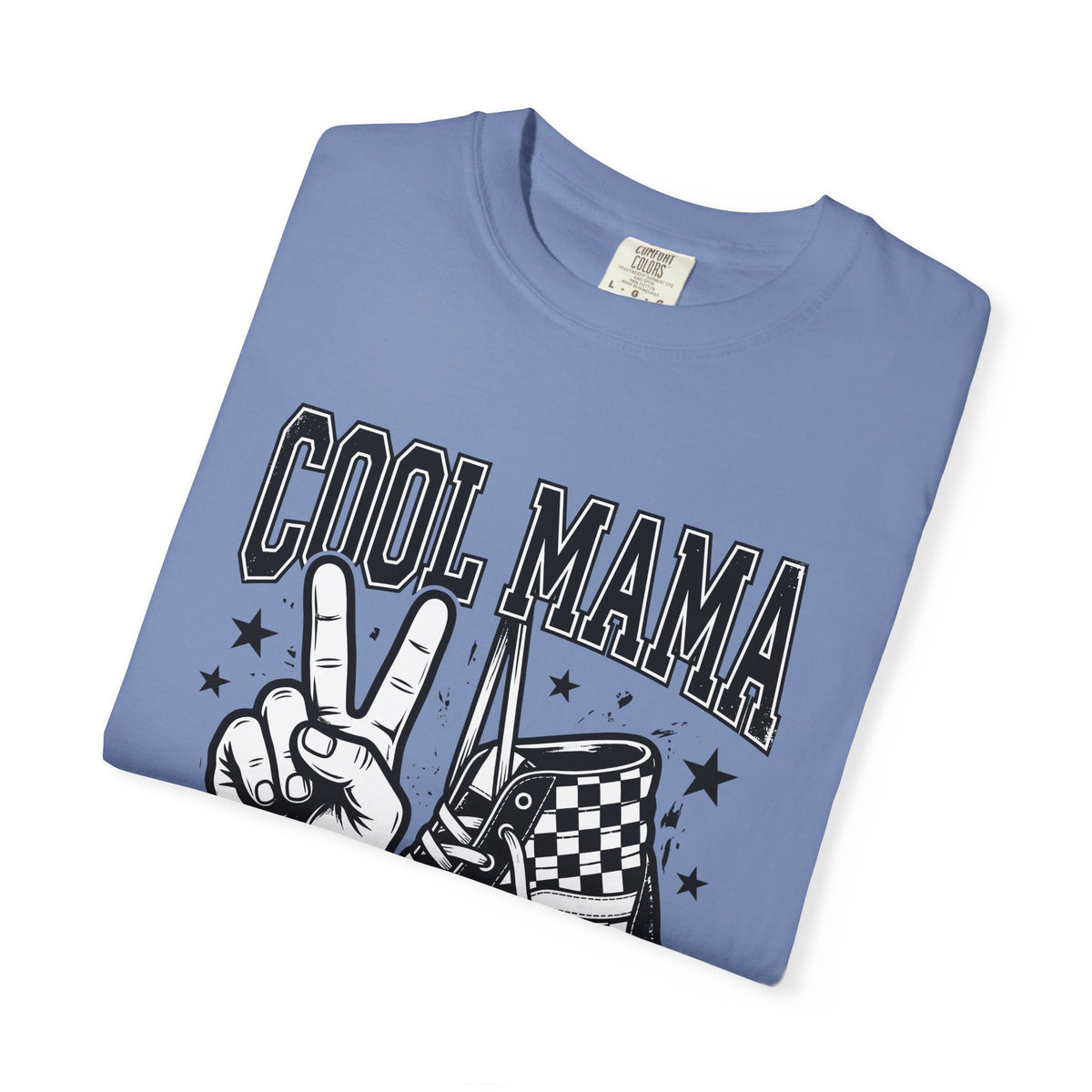Peace Hand Sneaker T-Shirt Moms Streetwear Gift Women Grunge T-Shirt Hand Sneaker T-Shirt Motherhood Enthusiast Distressed T-Shirt Urban Graphic