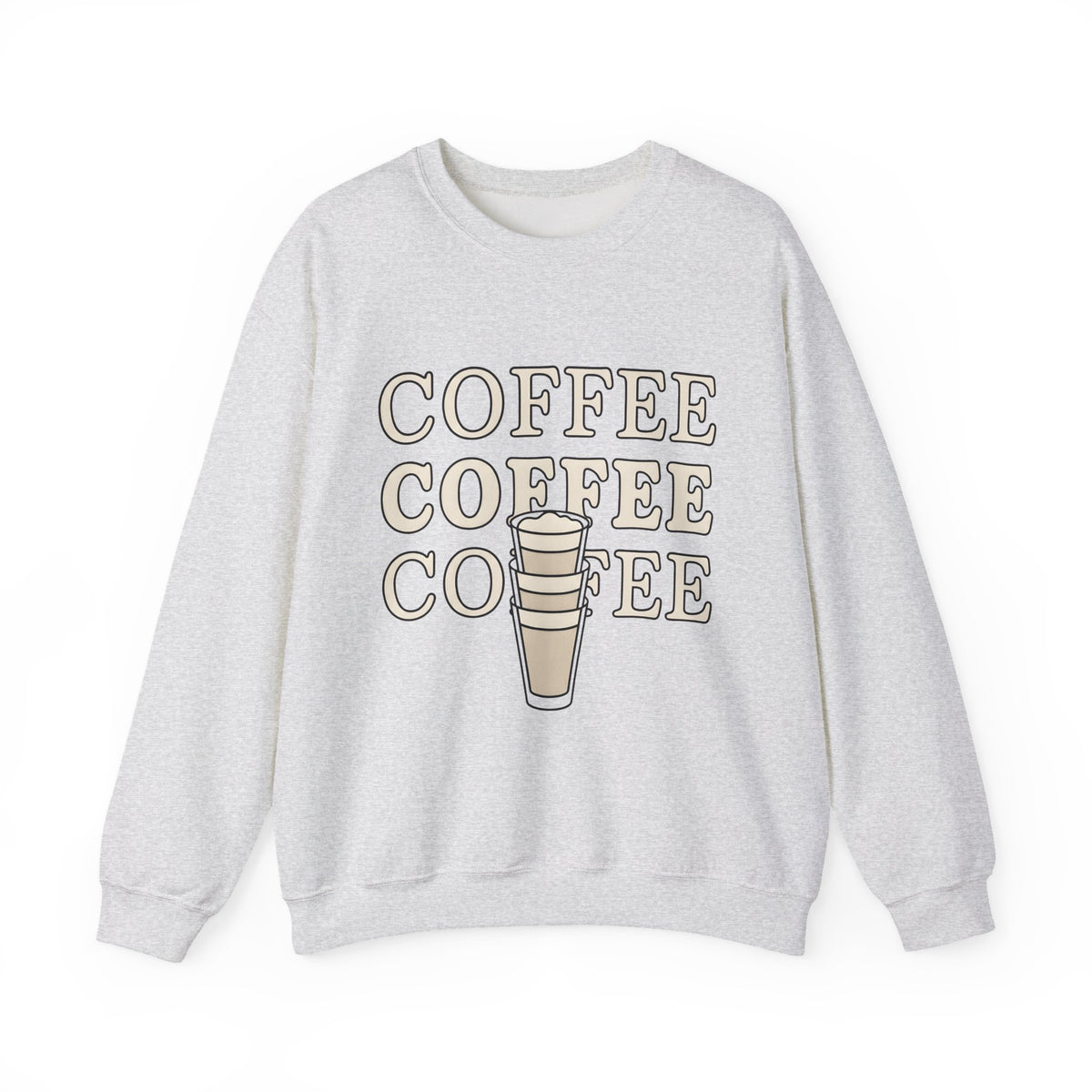 Espresso Cup Sweatshirt Coffee Kitchen Gift Women Modern Sweatshirt Coffee Sweatshirt Sweatshirt Coffee Fan Coffee Cup Sweatshirt Kitchen Design Classic Layered Cups