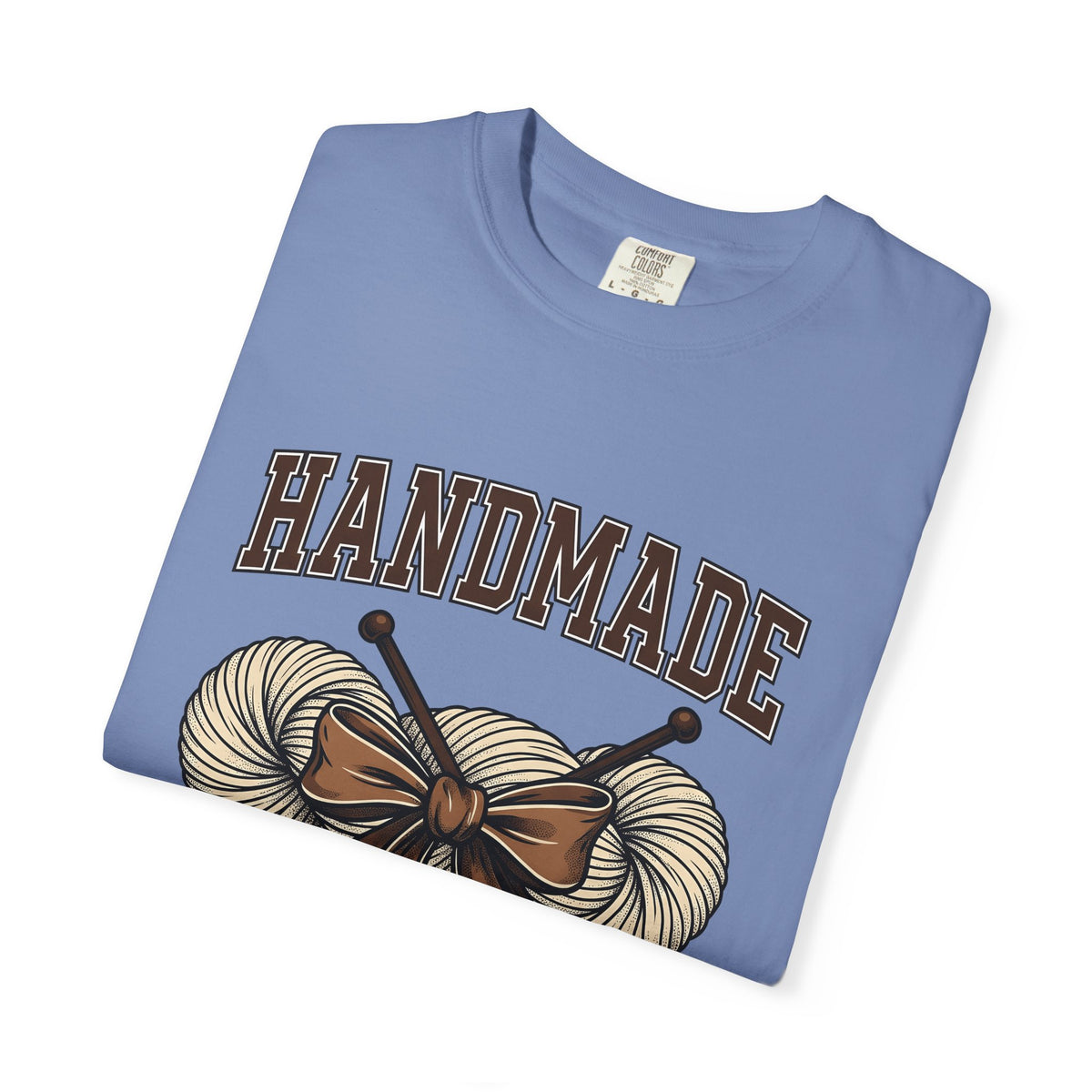 Wool Knitting Hooks T-Shirt Moms Hobby Gift Women Farmhouse T-Shirt Knitting Needles T-Shirt Motherhood Fan Rustic T-Shirt Crafting Graphic Old