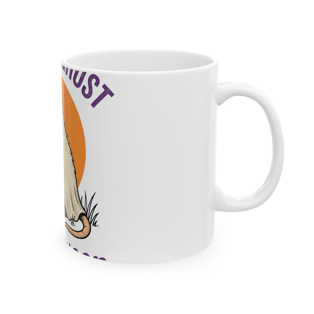 Possum Phantom Mug Halloween Creatures Gift Women Classic Mug Opossum Mug Spooky Fan Vintage Mug Monster