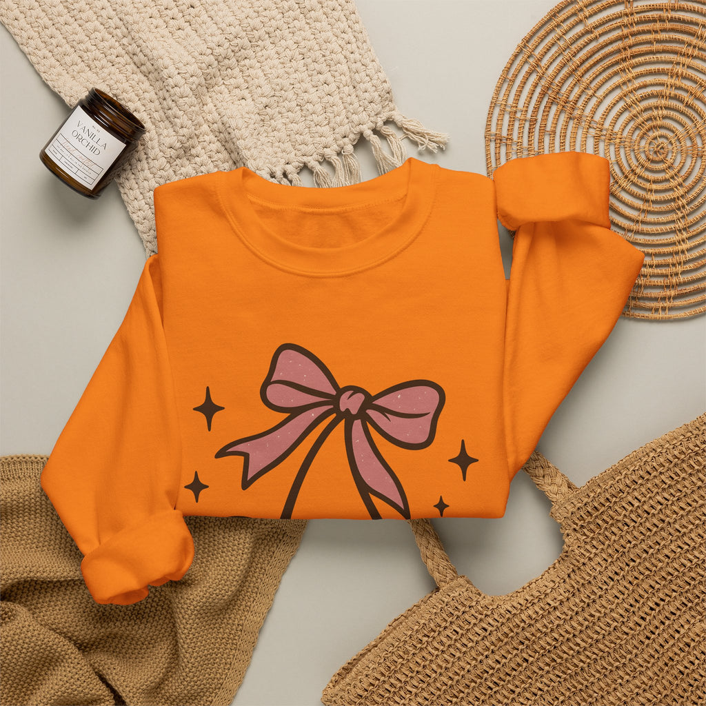 Skull Cherry Sweatshirt Halloween Eerie Gift Women Fun Sweatshirt Sugar Skull Sweatshirt Spooky Fan Cartoon Sweatshirt Dark Graphic Bow Tie Sweatshirt