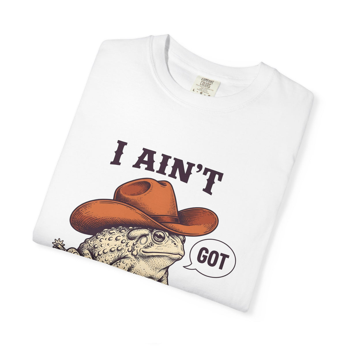 Ranch Frog Funny Critter Gift Classic Toad Humor Fan Retro Animal Doodle Talk Bubble T-Shirt