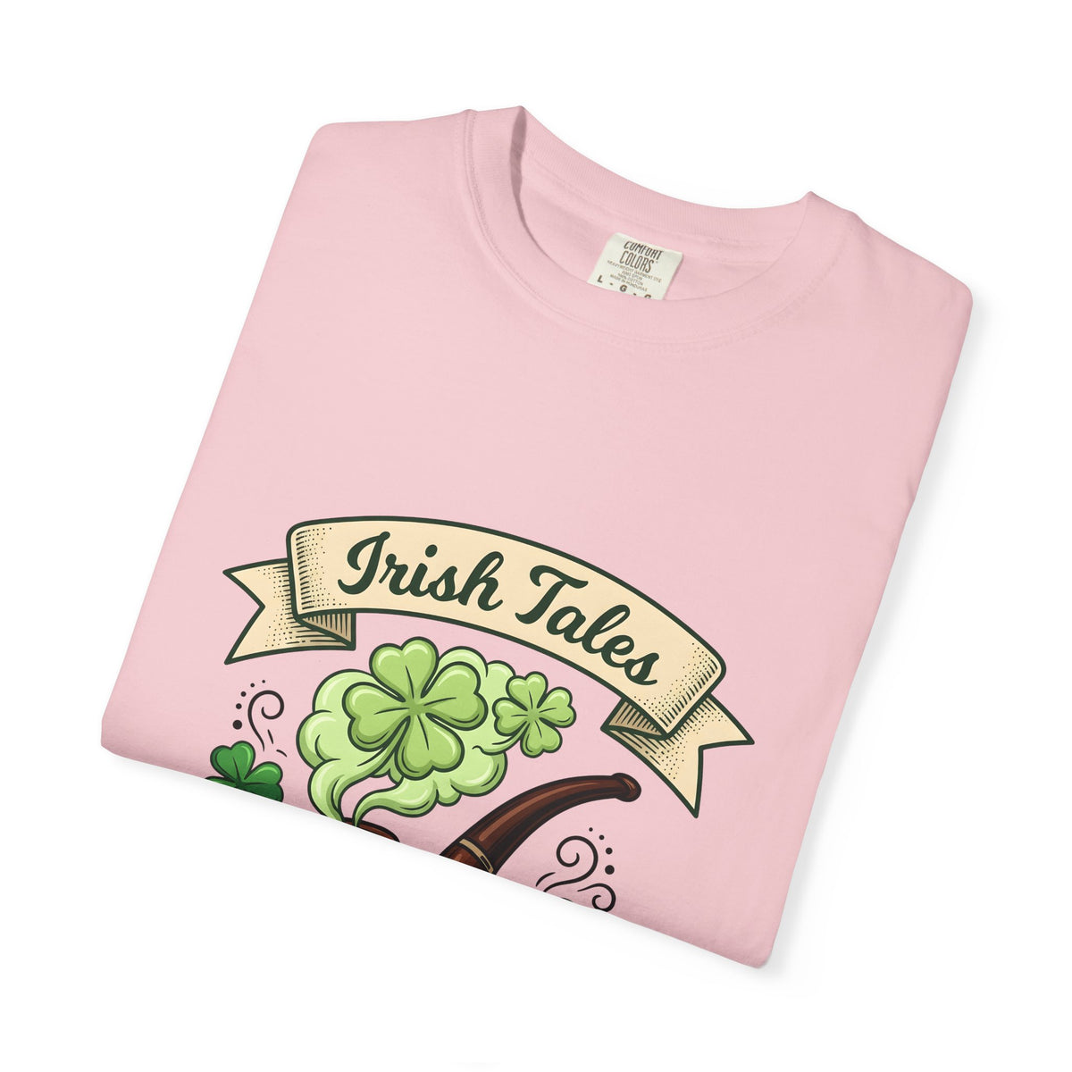 Pipe Clover T-Shirt St Patrick's Day Gaelic Gift Women Animated T-Shirt Shamrock T-Shirt Irish Fan Cartoon T-Shirt Celtic Graphic Classic Lucky