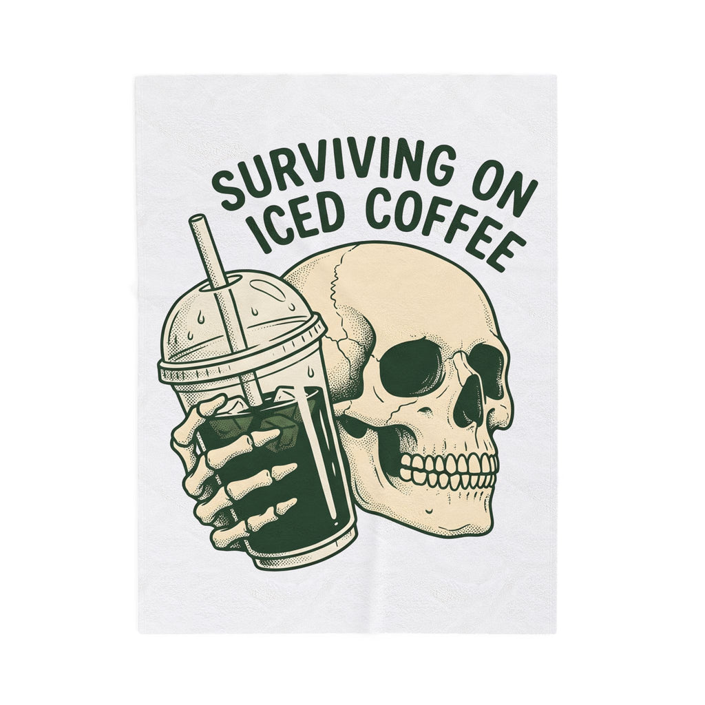 Skull Blanket Blanket Coffee Funny Gift Women Ink Blanket Coffee Blanket Blanket Coffee Fan Tattoo Blanket Humor Graphic Retro Bony Hand Blanket