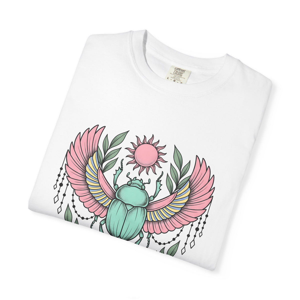 Scarab Bug Boho Chic Metaphysical Gift Tribal Beetle Bohemian Enthusiast Primitive Spiritual T-Shirt