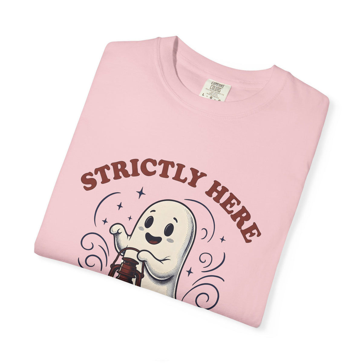 Cute Ghost Halloween Party Gift Cartoon Specter Spooky Fan Boo Vintage Lantern T-Shirt