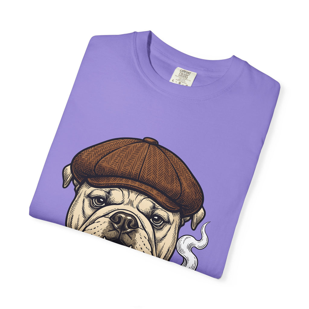 Bulldog Head T-Shirt Dog Creatures Gift Women Old School T-Shirt Bulldog T-Shirt Dog Fan Bulldog Graphic T-Shirt Vintage Illustration Animal