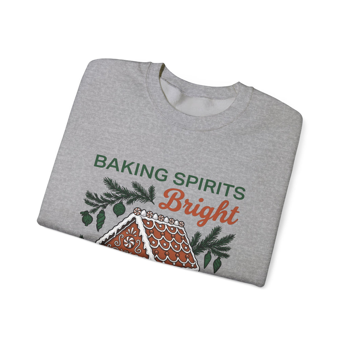 Gingerbread Cabin Sweatshirt Christmas Dessert Gift Women Cartoon Sweatshirt Gingerbread House Sweatshirt Xmas Fan Ginger Cartoon Sweatshirt Pastry Graphic