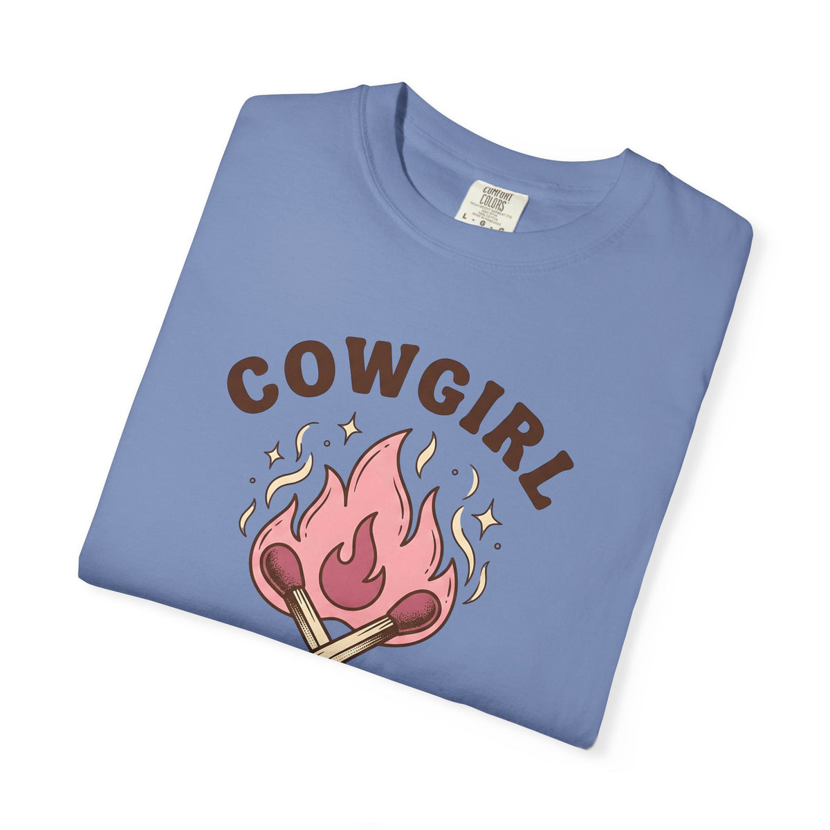 Lit Matches T-Shirt Cowgirl Cowboy Gear Gift Women Tribal T-Shirt Matches T-Shirt Rodeo Fan Primitive T-Shirt Western Graphic Classic Glitter