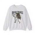 Skull Backpacker Sweatshirt Halloween Outdoors Gift Women Rustic Sweatshirt Backpacker Sweatshirt Horror Fan Spooky Sweatshirt Adventure Graphic Classic