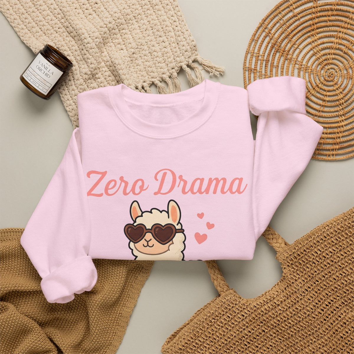 Alpaca Eyewear Sweatshirt Funny Fauna Gift Women Whimsical Sweatshirt Sunglasses Sweatshirt Humor Fan Spectacles Sweatshirt Wildlife Graphic Illustrated