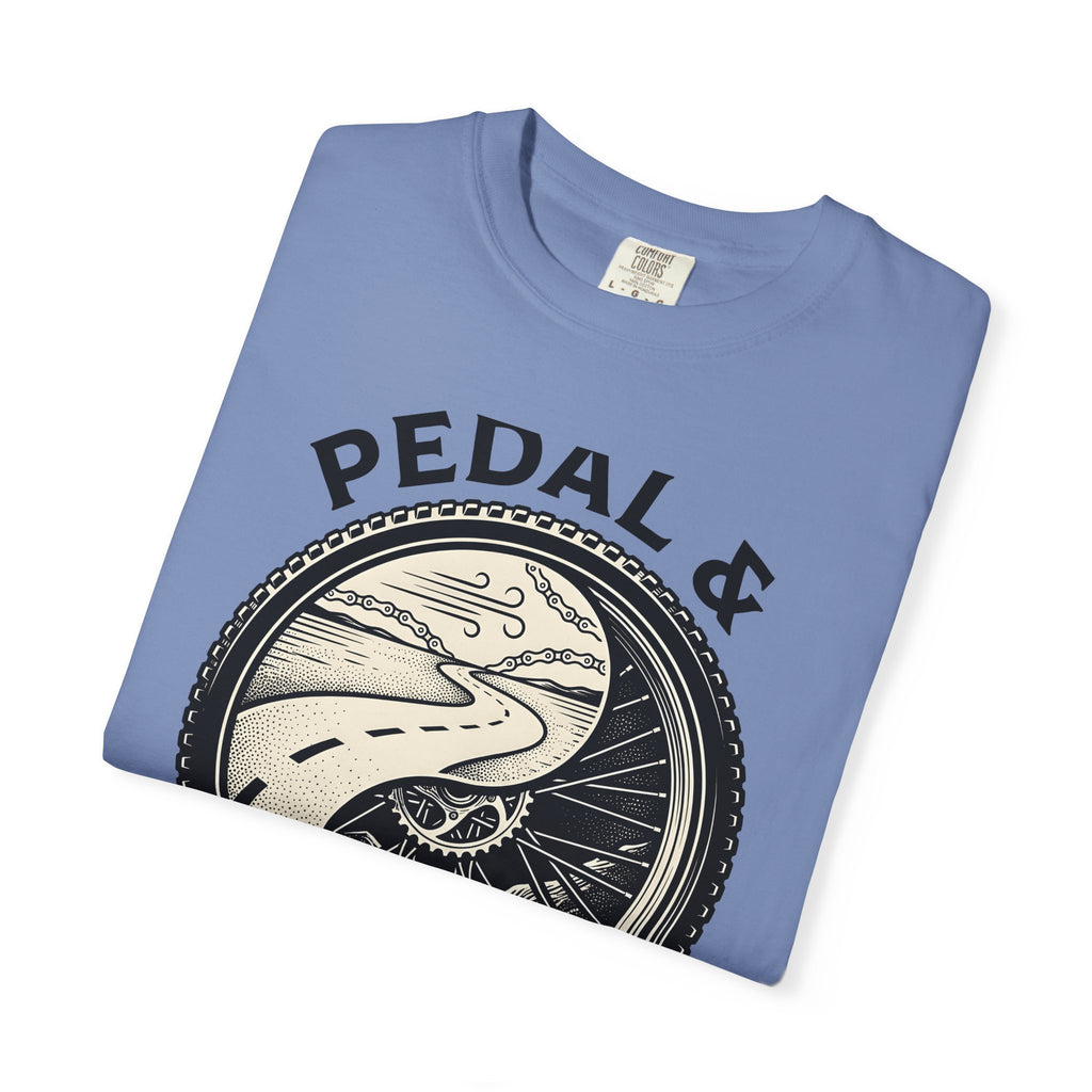 Biking Wheel T-Shirt Cycling Journey Gift Women Heritage T-Shirt Spokes T-Shirt Cyclist Enthusiast Vintage T-Shirt Travel Graphic Nostalgic