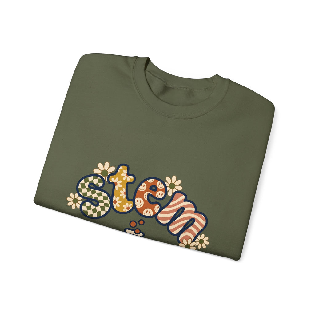 Chemistry Bottle Stem Biology Gift Cartoon Laboratory Flask Science Enthusiast Lab Sweatshirt