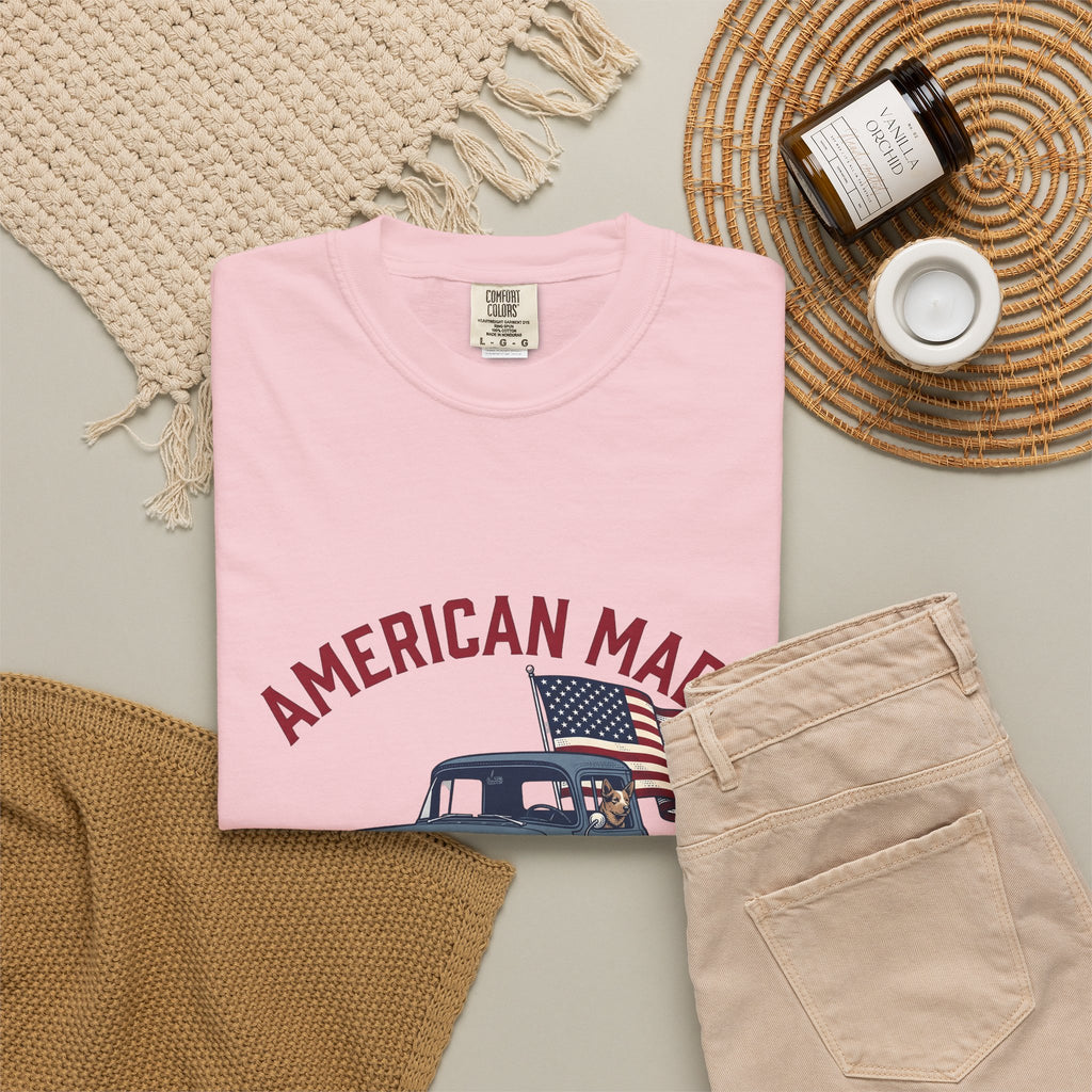 Classic Truck America 4Th Of July Independence Gift Vintage Lorry Patriot Enthusiast Retro Liberty T-Shirt