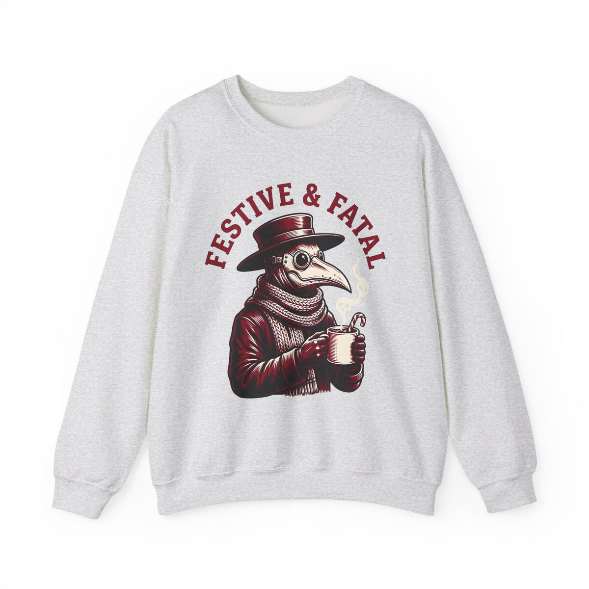 Plague Healer Sweatshirt Christmas Macabre Gift Women Mysterious Sweatshirt Doctor