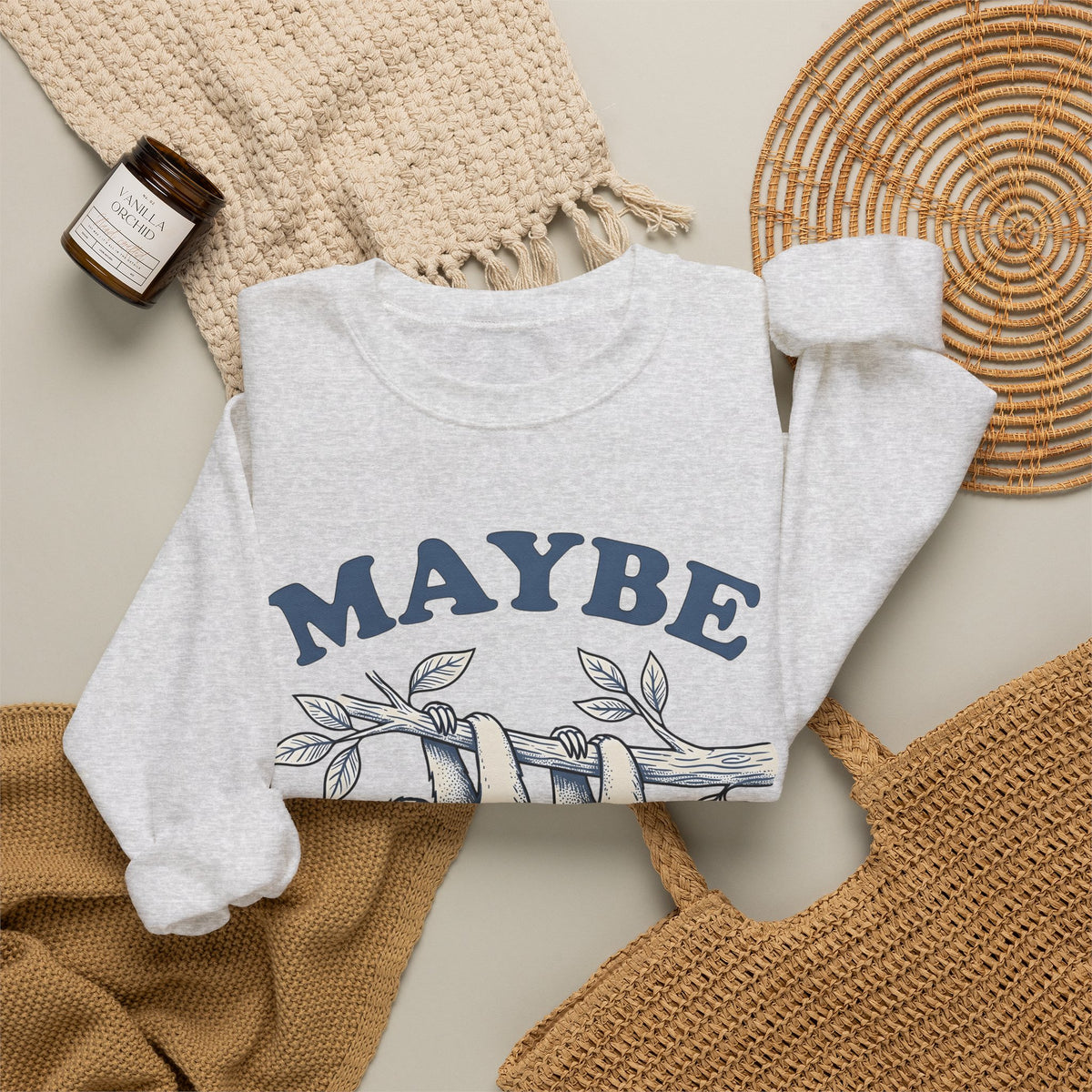 Sloth Drawing Sweatshirt Funny Fauna Gift Women Sketch Sweatshirt Sloth Sweatshirt Humor Fan Doodle Sweatshirt Wildlife Graphic Line Art Twig Sweatshirt