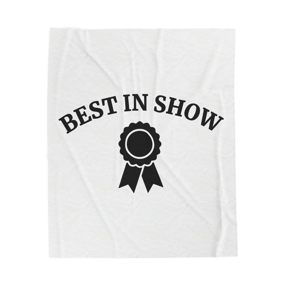 Award Ribbon Blanket Dog Competition Gift Women Minimalist Blanket Rosette Blanket Dog Fan Simple Blanket Championship Graphic Retro Badge Blanket
