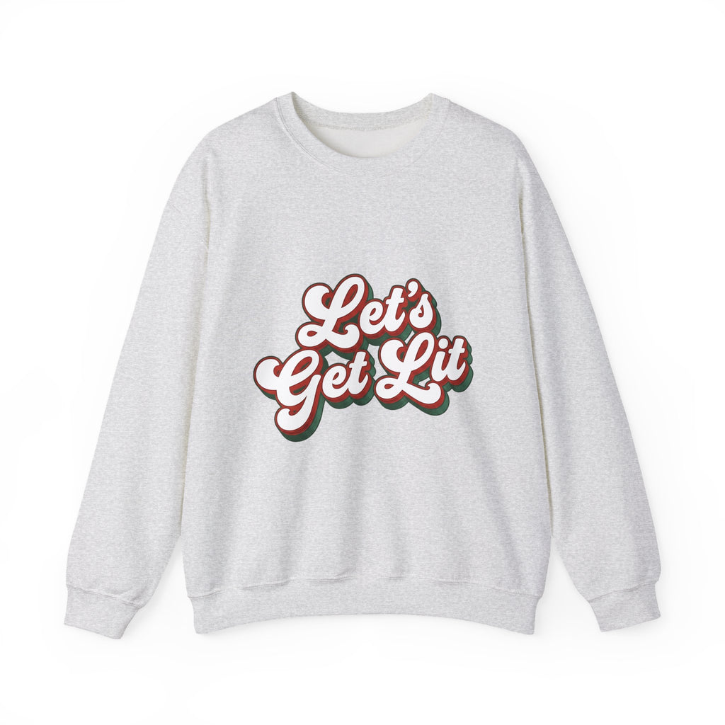 Festive Message Sweatshirt Christmas Fun Gift Women Joyful Sweatshirt Holiday Greeting Sweatshirt Christmas Fan Cheerful Sweatshirt Amusement Graphic Classic