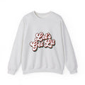 Festive Message Sweatshirt Christmas Fun Gift Women Joyful Sweatshirt Holiday Greeting Sweatshirt Christmas Fan Cheerful Sweatshirt Amusement Graphic Classic
