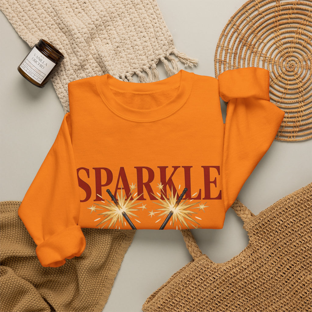 Sparkler Bow Sweatshirt 4th Of July America Gift Women Hand Painted Sweatshirt Sparkler Sweatshirt Independence Day Fan Painted Sweatshirt Patriotic Graphic