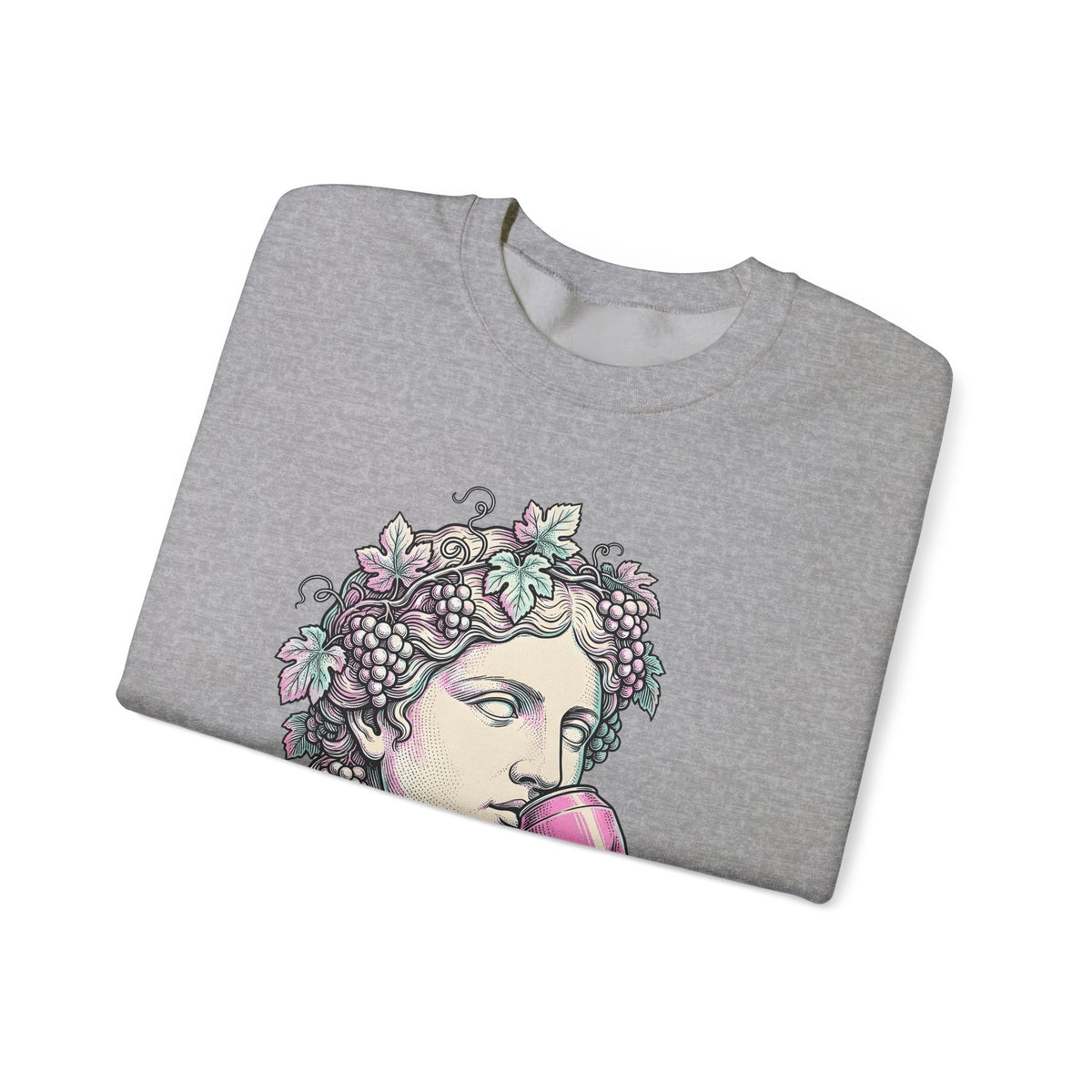 Classical Statue Sweatshirt Greek Art Trend Gift Women Cartoon Sweatshirt Sculpture Sweatshirt Art Fan Comic Sweatshirt Fashion Graphic Hand Drawn Beverage Can