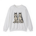 Siberian Huskies Sweatshirt Dog Wildlife Gift Women Doodle Sweatshirt Husky Sweatshirt Dog Fan Doggy Sweatshirt Wildlife Graphic Classic Couple Sweatshirt