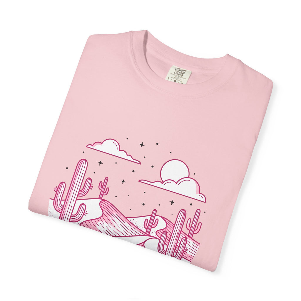 Desert Plant Desert Wilderness Gift Modern Cactus Desert Fan Succulent Wilderness Line T-Shirt