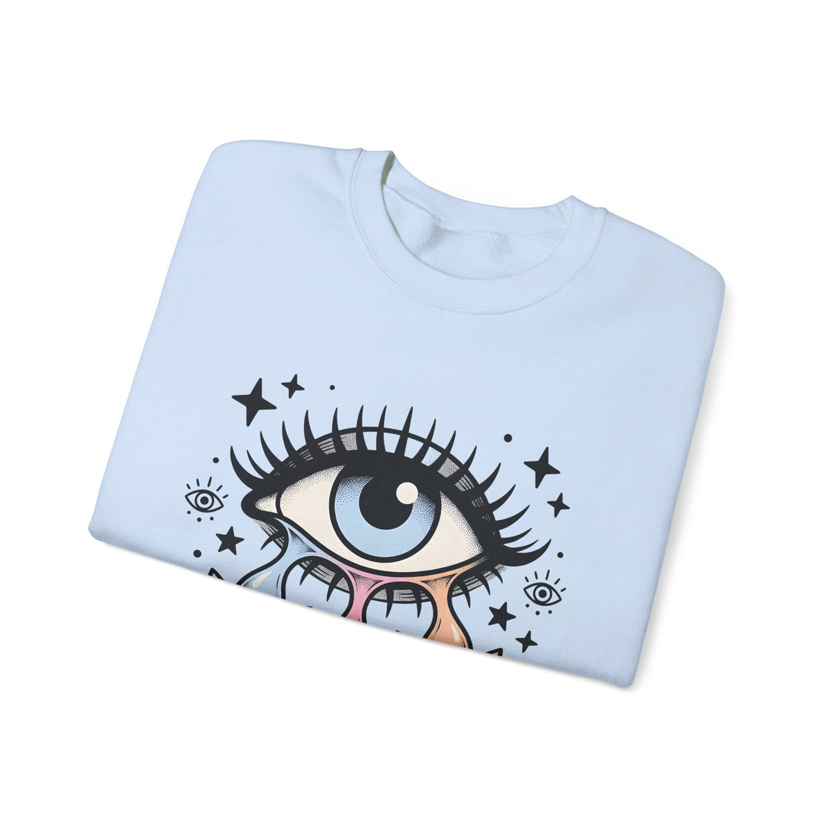 Magical Eye Sweatshirt Boho Chic Meditation Gift Women Tribal Sweatshirt Third Eye Sweatshirt Bohemian Enthusiast Primitive Sweatshirt Mindfulness Graphic
