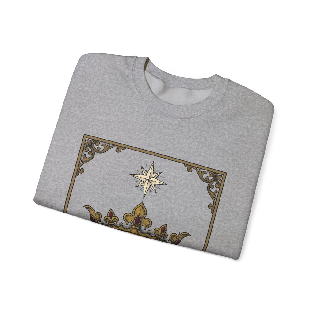 Royal Crown Sweatshirt Moms Empire Gift Women Sketch Sweatshirt Tiara Sweatshirt Motherhood Fan Drawing Design Detailed Twinkle Sweatshirt