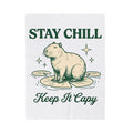Capybara Blanket Capybara Creatures Gift Women Sketch Blanket Rodent Blanket Capybara Fan Guinea Pig Blanket Animal Graphic Cartoon Lotus Leaf