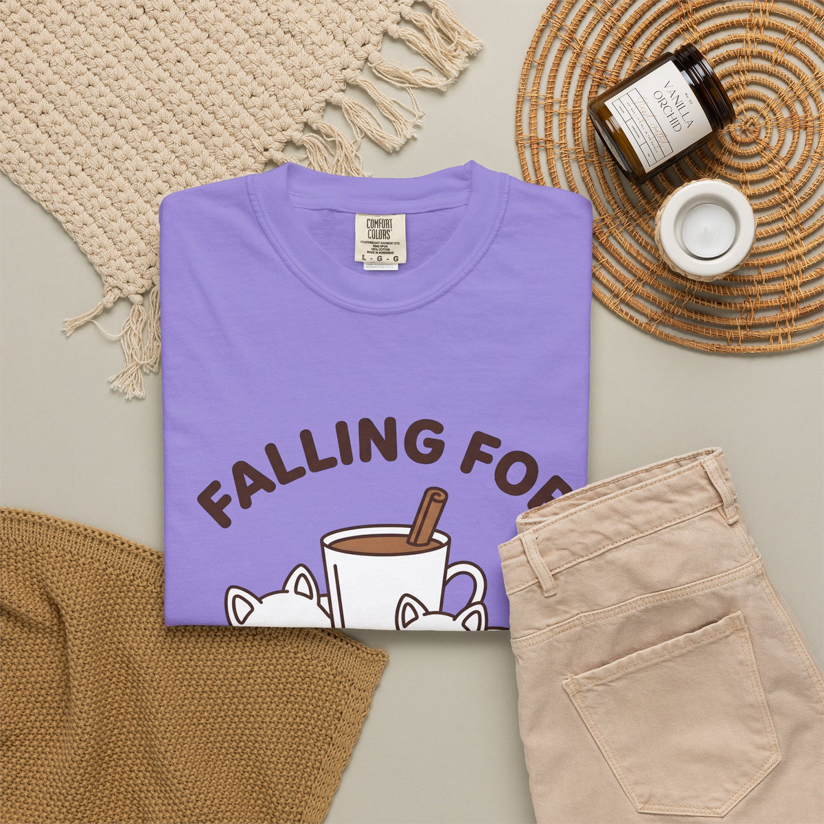 Fox Coffee Cup T-Shirt Coffee Animal Gift Women Cute T-Shirt T-Shirt T-Shirt Coffee Fan Coffee T-Shirt Graphic Kawaii T-Shirt Minimalist Cinnamon Stick