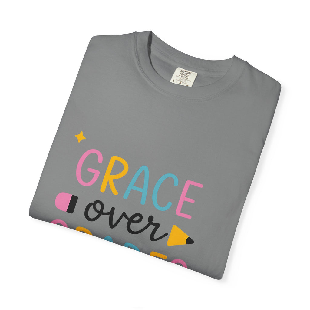 Pencil Graphic T-Shirt Teachers School Gift Women Playful T-Shirt Illustration T-Shirt Educator Enthusiast Whimsical T-Shirt Classroom Graphic