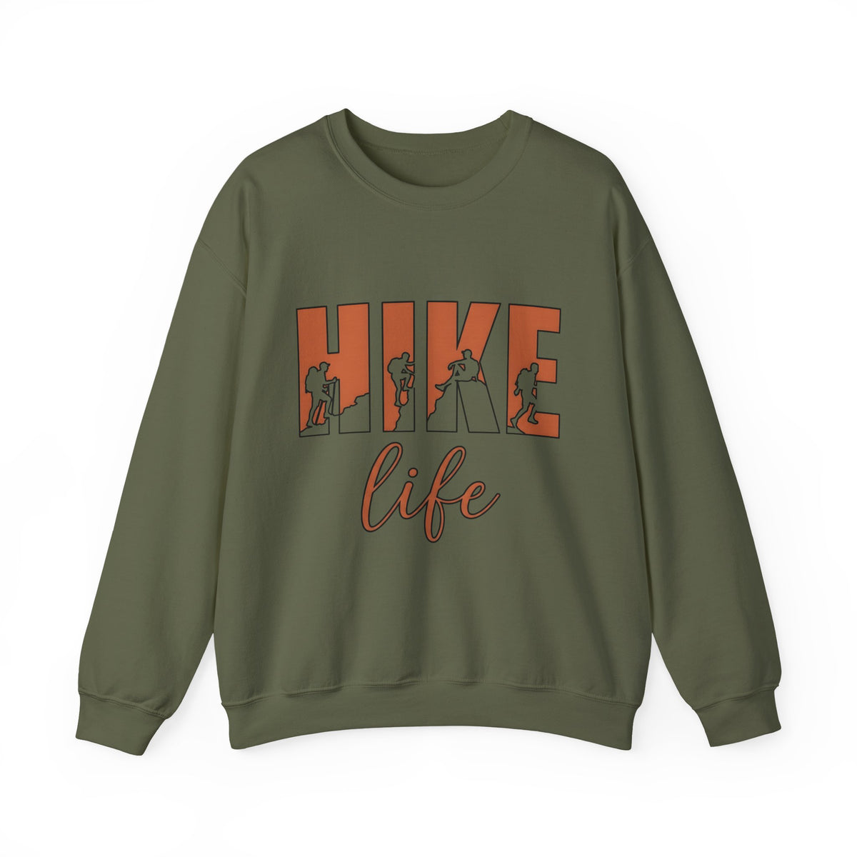 Backpacker Print Sweatshirt Hiking Exploration Gift Women Striking Sweatshirt Traveler Sweatshirt Trekker Enthusiast Artistic Sweatshirt Adventure Graphic