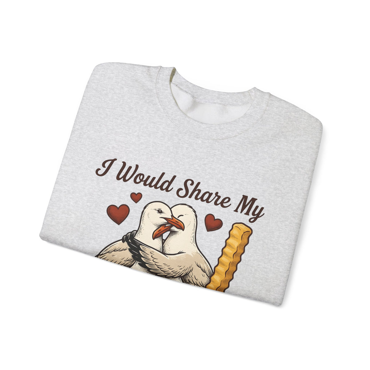 Seagull Couple Sweatshirt St. Valentine's Day Humor Gift Women Vintage Sweatshirt Gull Sweatshirt Valentine Fan Retro Sweatshirt Funny Graphic Hand Drawn