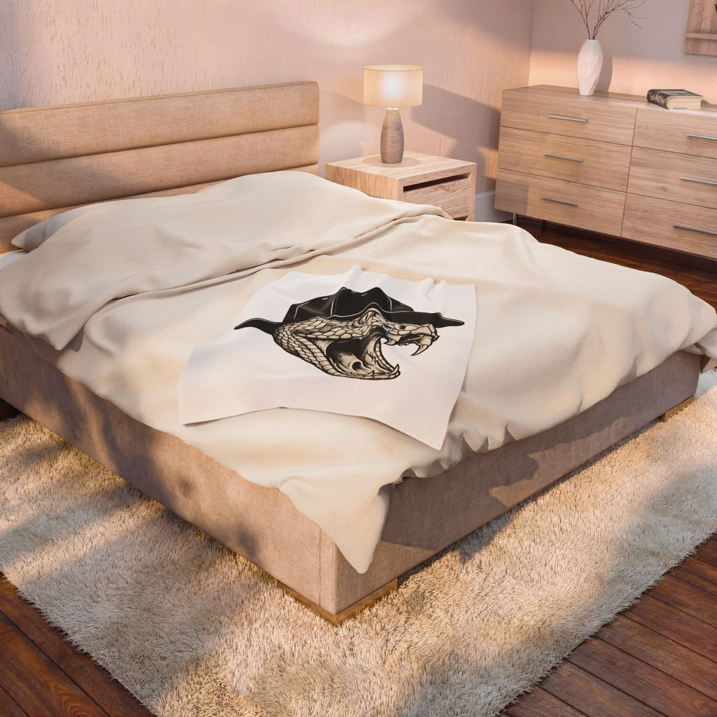 Snake Cap Blanket Streetwear Animal Gift Women Tattoo Blanket Cobra Blanket Urban Fan Ink Blanket Wildlife Graphic Vintage Fangs Blanket