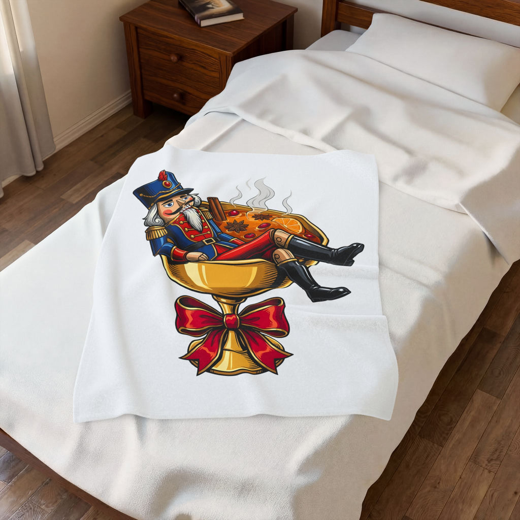 Nutcracker Blanket Blanket Christmas Seasonal Gift Women Comic Blanket Nutcracker T