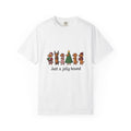 Dachshund Puppy T-Shirt Christmas Pet Gift Women Comic T-Shirt Wiener Dog T-Shirt Xmas Fan Cartoon T-Shirt Animal Graphic Sketch Festive Outfit