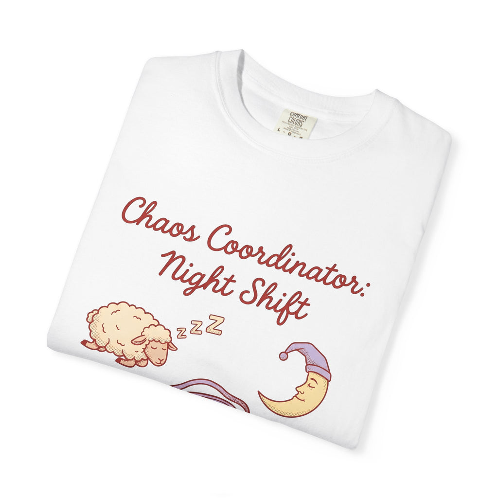 Sleep Items Print T-Shirt Moms Sleepytime Gift Women Line Art T-Shirt Bedtime T-Shirt Motherhood Enthusiast Illustration Design Slumber Graphic