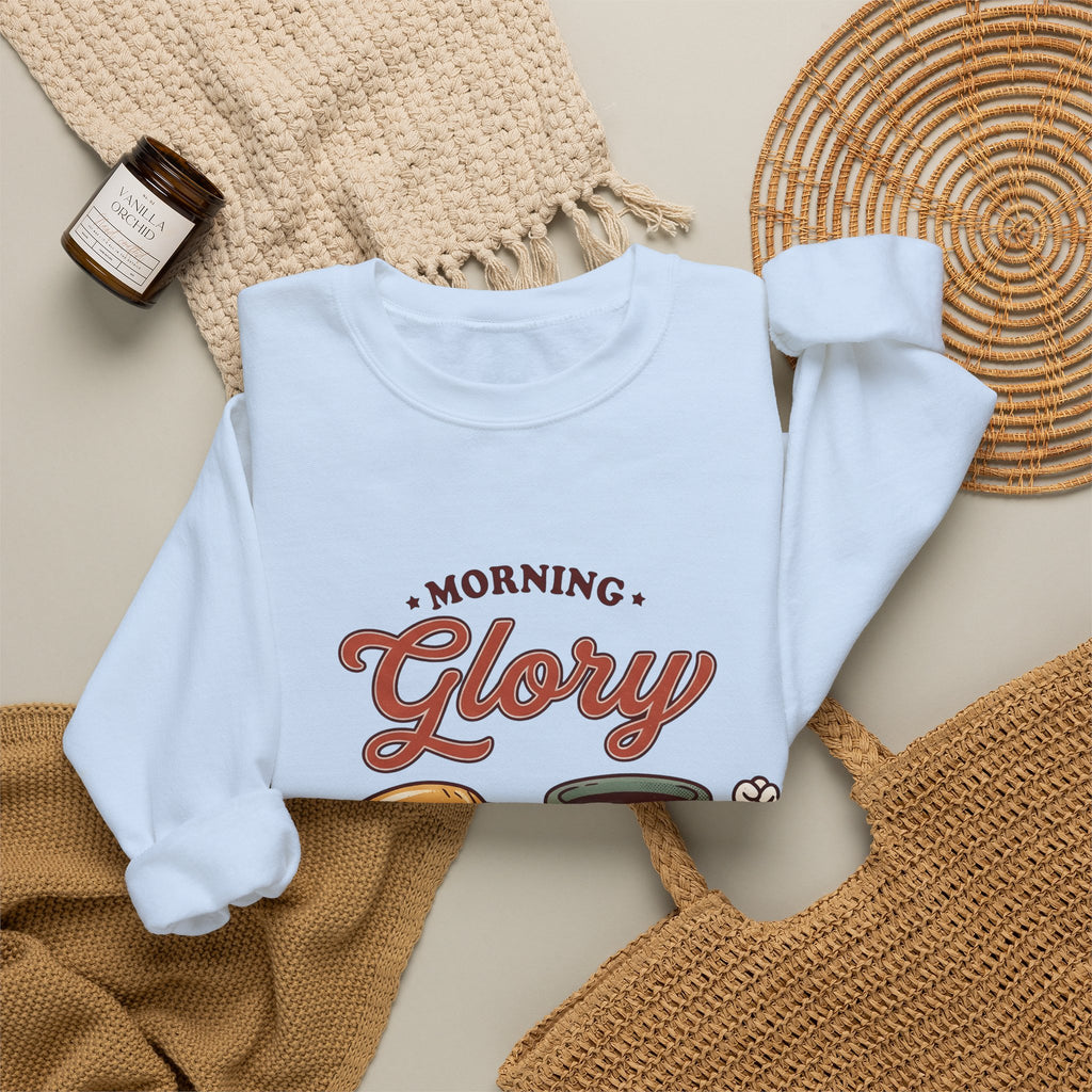 Croissant Espresso Cup Sweatshirt Coffee Morning Meal Gift Women Illustration Sweatshirt Coffee Sweatshirt Sweatshirt Coffee Fan Coffee Art Sweatshirt Breakfast