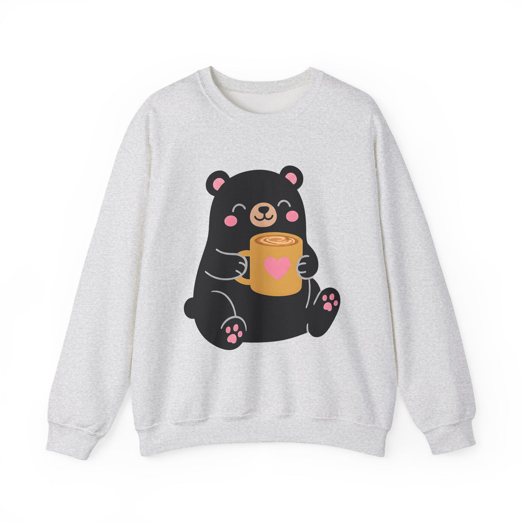 Bear Coffee Cup Coffee Animal Gift Cute Mug Coffee Fan Coffee Mug Kawaii Minimalist Sweatshirt
