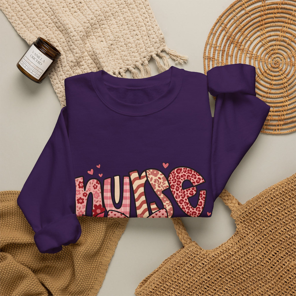 Nurse Nurses Healthcare Gift Adorable Nursing Nurse Fan Medical Staff Healthcare Sweatshirt