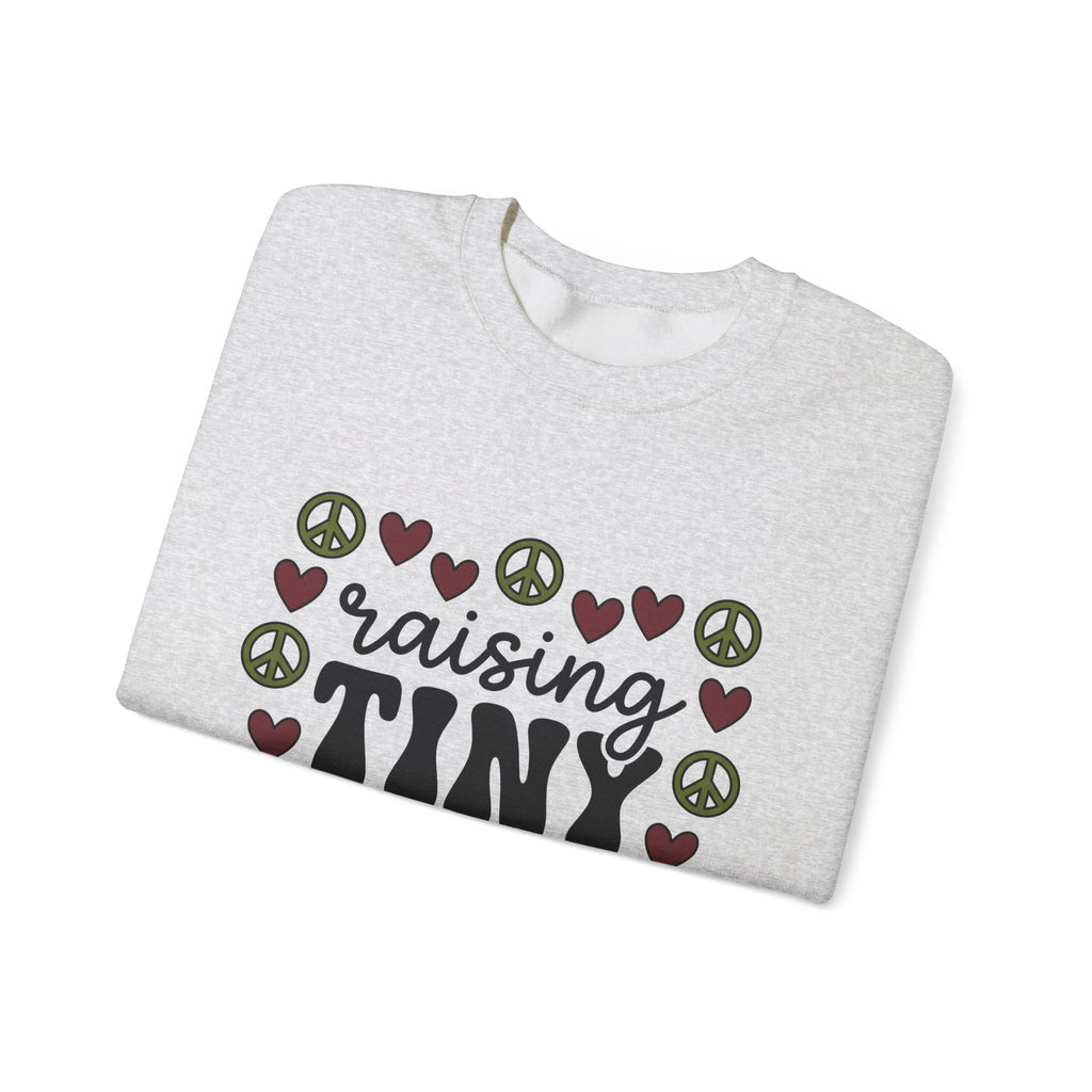 Peace Heart Motif Sweatshirt Moms Relatives Gift Women Folk Sweatshirt Harmony T