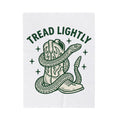 Serpent Cowboy Boot Western Camping Gift Rustic Snake Boot Cowboy Fan Country Outdoor Retro Blanket