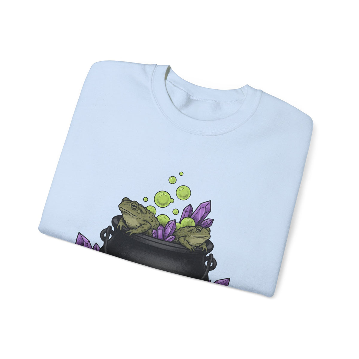 Cauldron Frogs Sweatshirt Halloween Witchcraft Gift Women Gothic Sweatshirt Toad Sweatshirt Horror Fan Dark Sweatshirt Occult Graphic