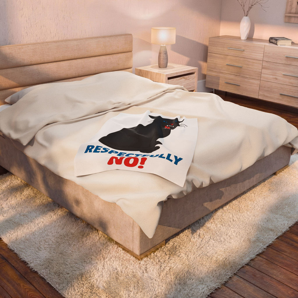Black Cat Blanket Cat Humor Gift Women Bold Graphic Blanket Cat Blanket Cat Fan Graphic Blanket Funny Graphic Retro Fangs Blanket